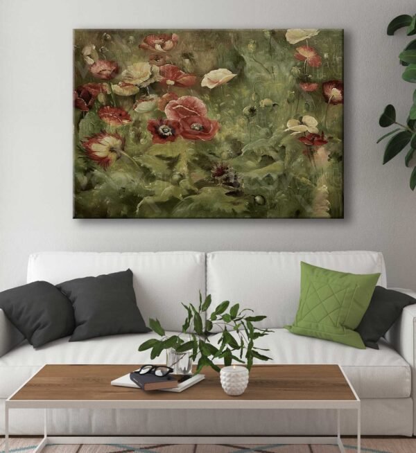 Çiçekler Dekoratif Kanvas Tablo - VOOV3050