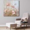Modern Soyut Çiçekler Dekoratif Kanvas Tablo - VOOV3053