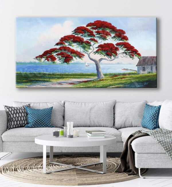 Muhteşem Manzara Dekoratif Kanvas Tablo - VOOV3066