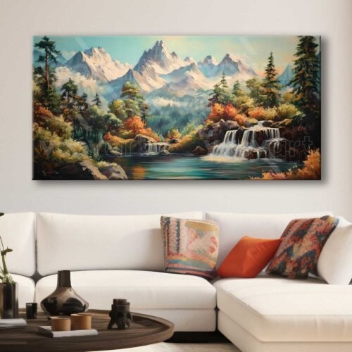 Muhteşem Doğa Manzarası Dekoratif Kanvas Tablo - VOOV3070