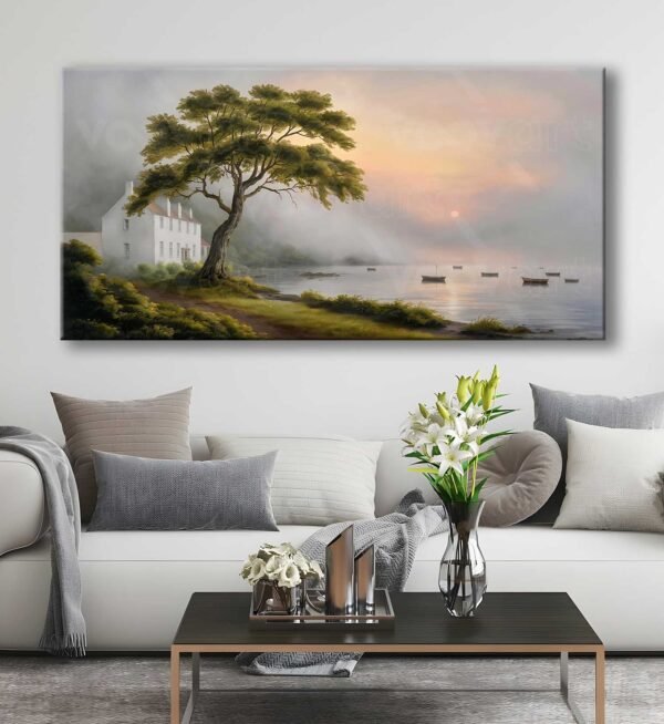 Muhteşem Doğa Manzarası Dekoratif Kanvas Tablo - VOOV3089