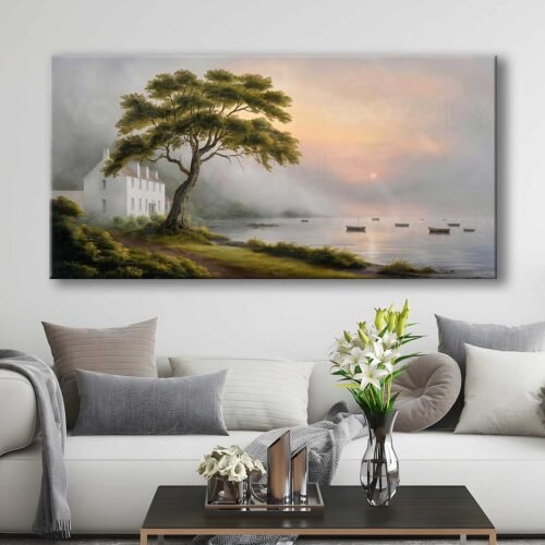 Muhteşem Doğa Manzarası Dekoratif Kanvas Tablo - VOOV3089