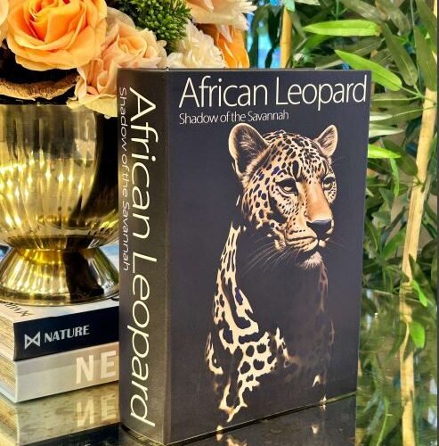 AFRICAN LEOPARD DEKORATİF KUTU KİTAP - ART2025
