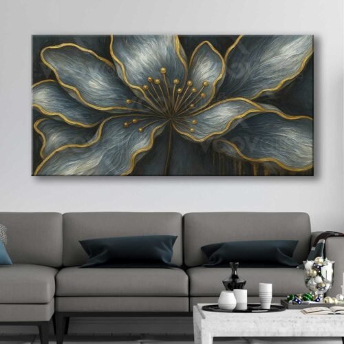 Muhteşem Cennet Çiçeği Dekoratif Kanvas Tablo - VOOV3098