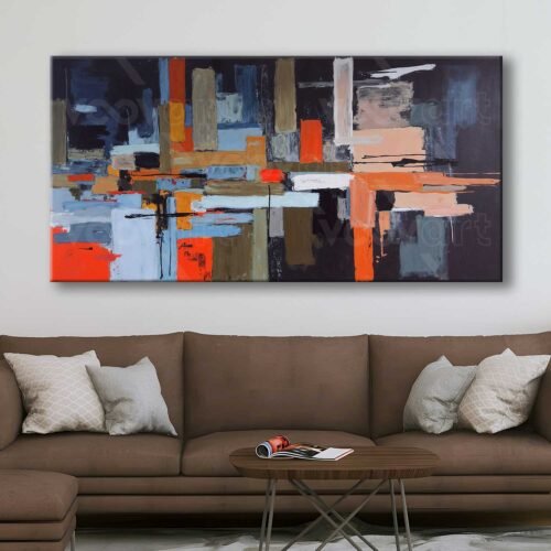 Soyut Modern Dekoratif Kanvas Tablo - VOOV3104