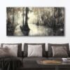 Orman Manzarası Dekoratif Kanvas Tablo - VOOV3115