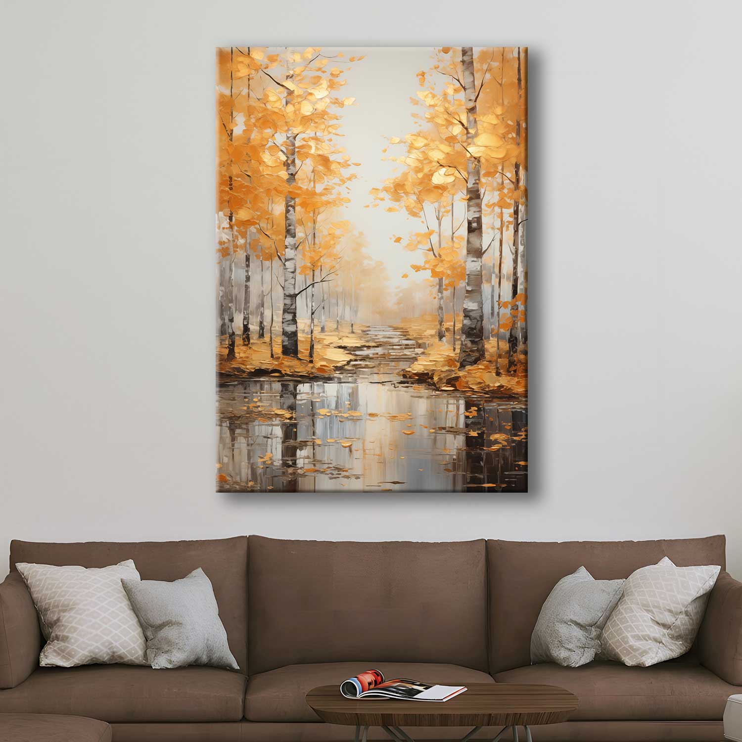 Orman Manzarası Dekoratif Kanvas Tablo – VOOV3119