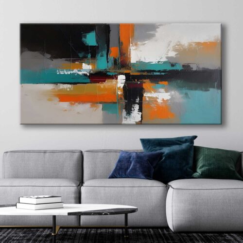 Soyut Modern Dekoratif Kanvas Tablo - VOOV3146