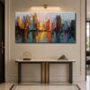 City Mirage Dekoratif Manzara Kanvas Tablo - VOOV3153