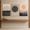 Minimalist Kanvas Duvar Tablosu - 3'lü Canvas Tablo Seti - VOOV4403