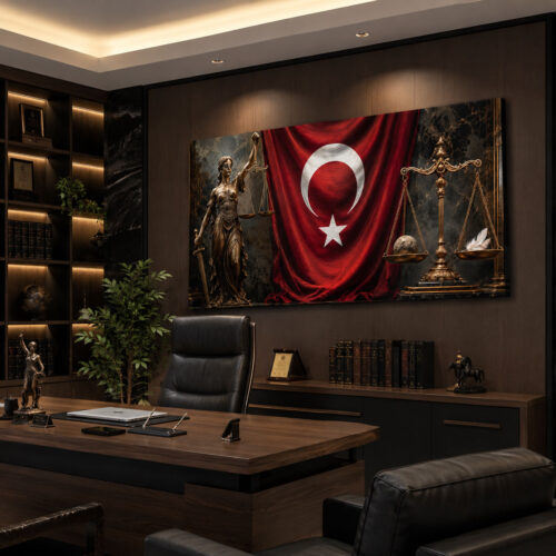 Adalet Dekoratif Kanvas Tablo - VOOV3213