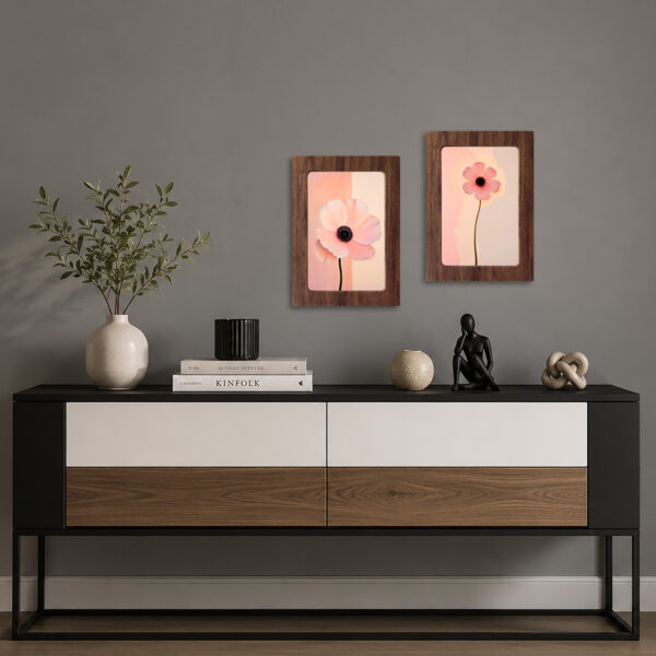 Minimal Çerçeveli Dekoratif Tablo Seti ( 25x35cm ) - EW1018