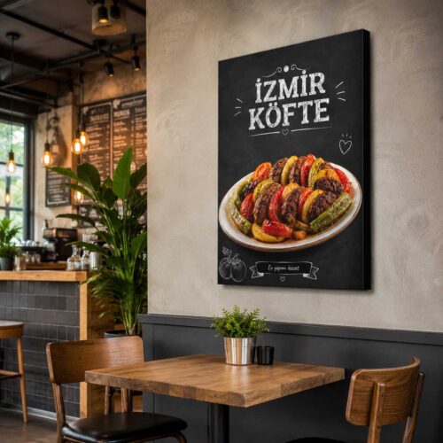 İzmir Köfte Kanvas Tablo - VOOV9060