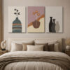 Minimalist Kanvas Duvar Tablosu 3'lü Canvas Tablo Seti - VOOV3218