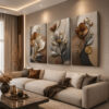 Kanvas Duvar Tablosu 3'lü Canvas Tablo Seti - VOOV3219