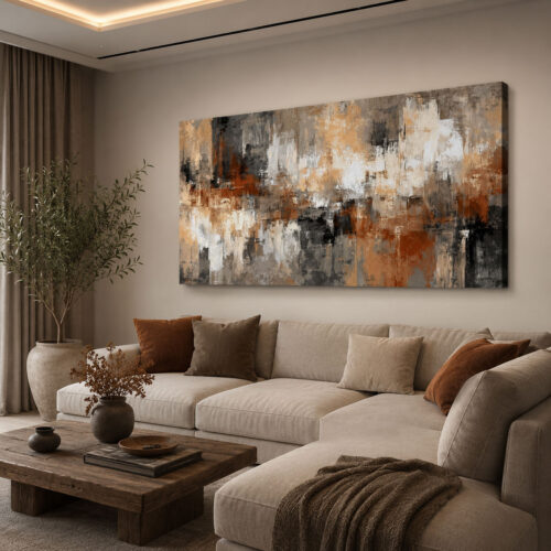 Abstract Art Dekoratif Kanvas Tablo - VOOV3231