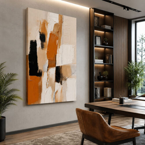 Abstract Art Dekoratif Kanvas Tablo - VOOV3237