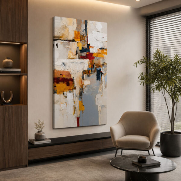 Abstract Art Dekoratif Kanvas Tablo - VOOV3250