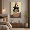 Minimal Flora Dekoratif Soyut Kanvas Tablo - VOOV3268