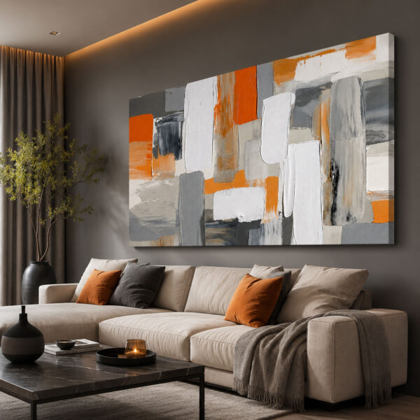 Abstract Art Dekoratif Kanvas Tablo - VOOV3270