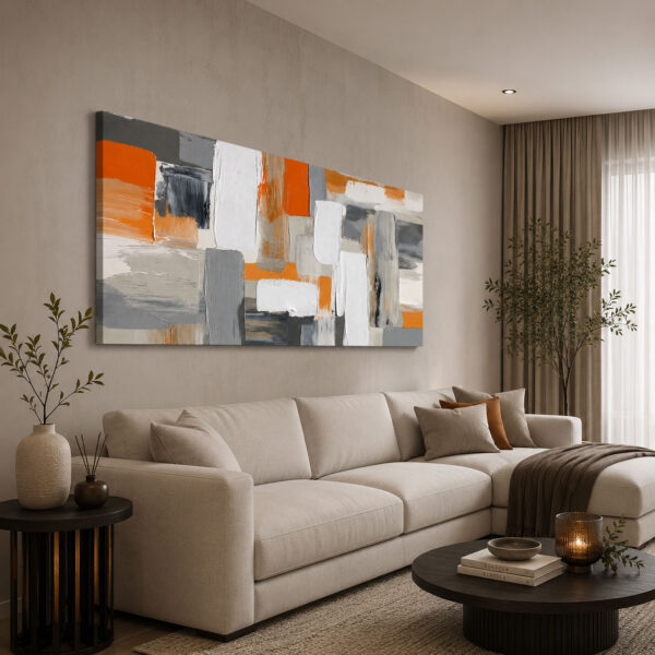 Abstract Art Dekoratif Kanvas Tablo - VOOV3270