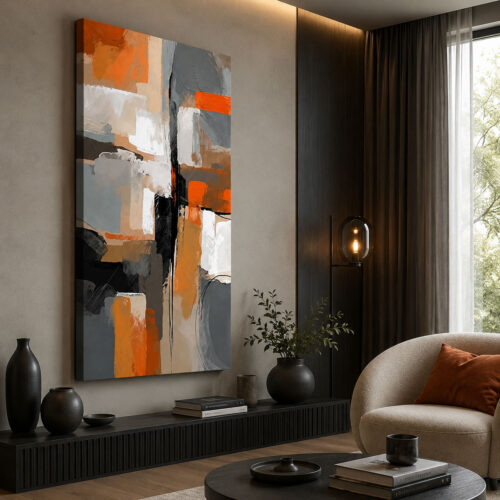 Abstract Art Dekoratif Kanvas Tablo - VOOV3277