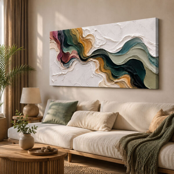 Abstract Art Dekoratif Kanvas Tablo - VOOV3298