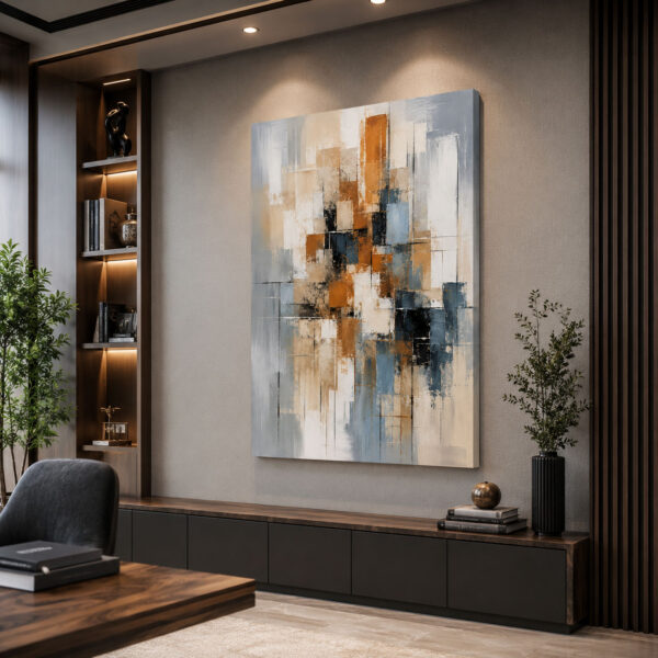 Abstract Art Dekoratif Kanvas Tablo - VOOV3299