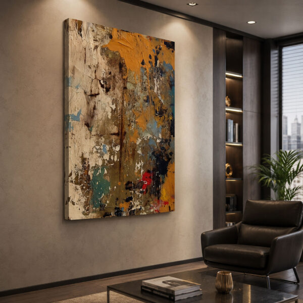 Abstract Art Dekoratif Kanvas Tablo - VOOV3309