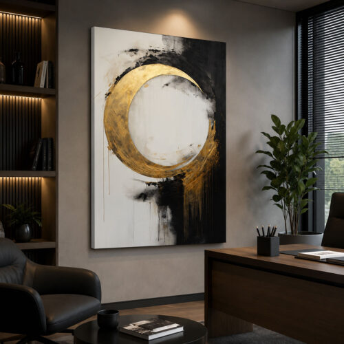 Abstract Art Dekoratif Kanvas Tablo - VOOV3314