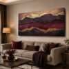 Abstract Art Dekoratif Kanvas Tablo - VOOV3319