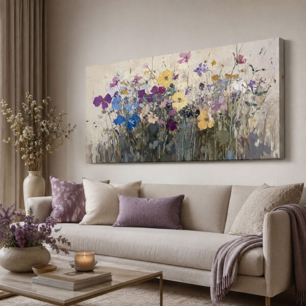 Pastel Bahar Dekoratif Kanvas Tablo - VOOV3328
