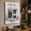 Coffee Bar Dekoratif Kanvas Tablo - VOOV3365