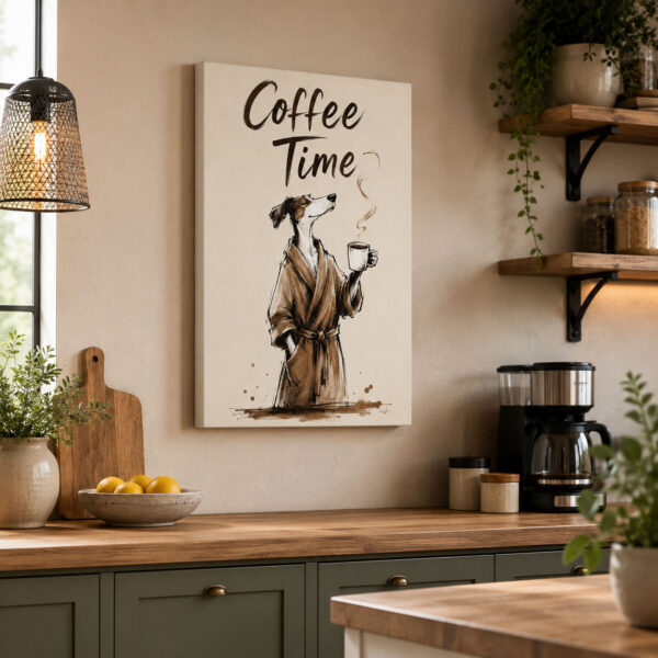 Coffee Time Dekoratif Kanvas Tablo - VOOV3370