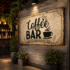 Coffee Bar Dekoratif Kanvas Tablo - VOOV3372