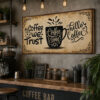 Coffee İmaj Dekoratif Kanvas Tablo - VOOV3375