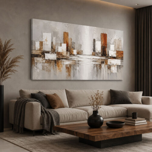 Abstract Art Dekoratif Kanvas Tablo - VOOV3296