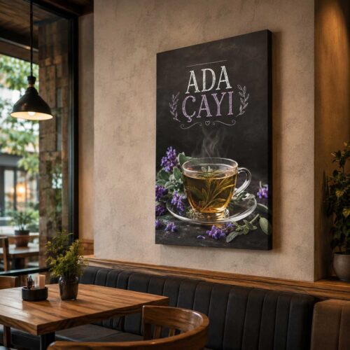 Ada Çayı Kanvas Tablo - VOOV9091