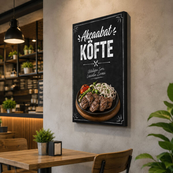 Akçabat Köfte Kanvas Tablo - VOOV9039