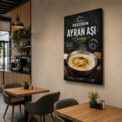 Ayran Aşı Çorbası Kanvas Tablo - VOOV9140