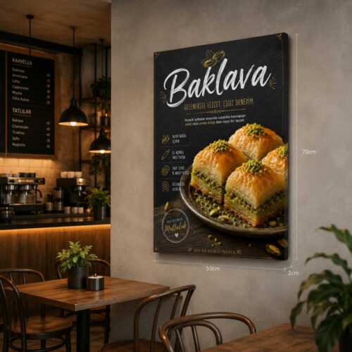 Baklava Kanvas Tablo - VOOV9062