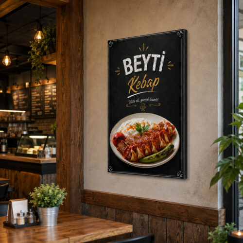 Beyti Kebap Kanvas Tablo - VOOV9043