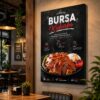 Bursa Kebabı Kanvas Tablo - VOOV9118