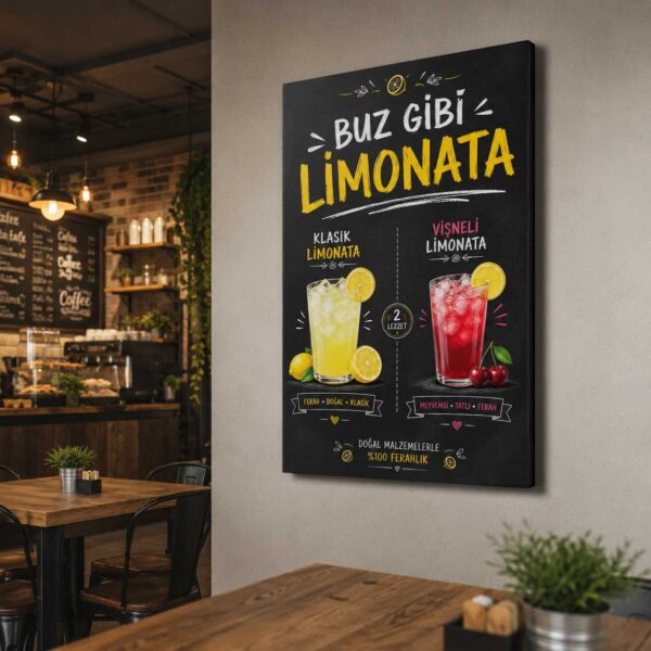 Limonata Kanvas Tablo - VOOV9094