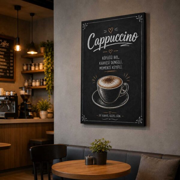 Cappuccino Kanvas Tablo - VOOV9073