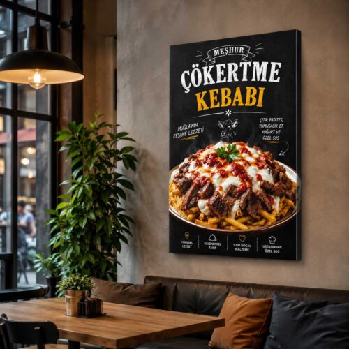 Çökertme Kebabı Kanvas Tablo - VOOV9137