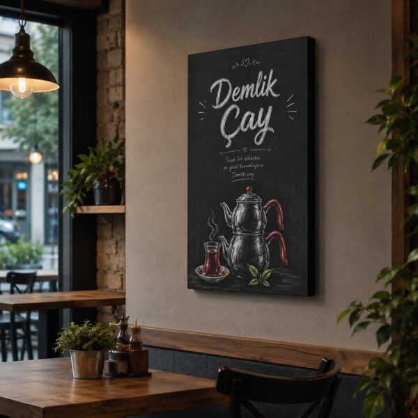 Demlik Çay Kanvas Tablo - VOOV9087
