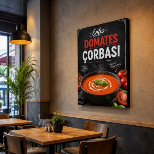 Domates Çorbası Kanvas Tablo - VOOV9145