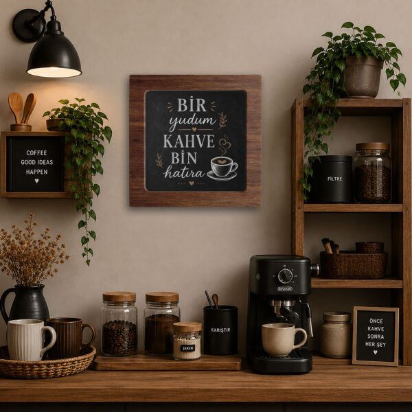 Minimal Çerçeveli Dekoratif Tablo ( 30x30cm ) - EW1005