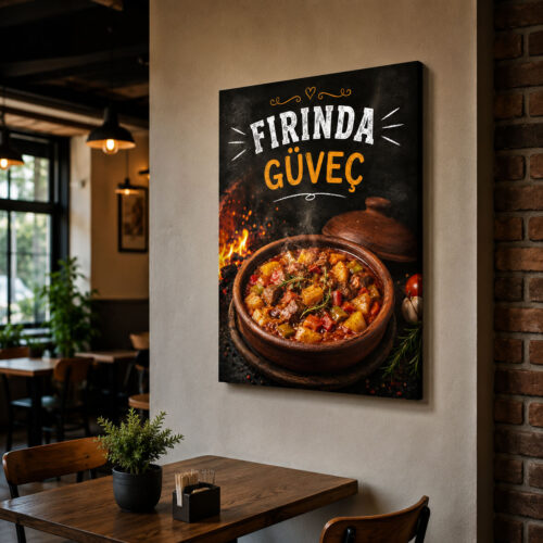 Fırında Güveç Kanvas Tablo - VOOV9051